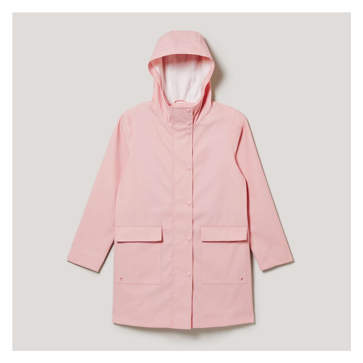 Pink raincoat 2025 with hood